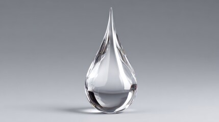 Fototapeta premium Clear water drop