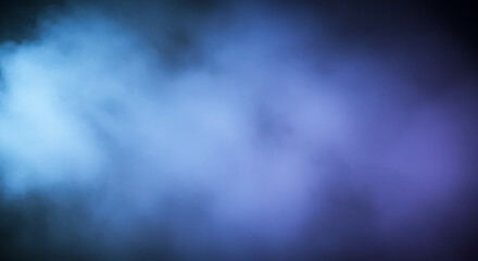 Obraz premium Abstract image of a swirling, ethereal cloud formation with soft blue and purple hues.