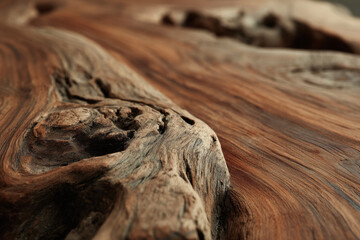 closeup shot of wooden surface with rich uniform texture showcasing its natural beauty