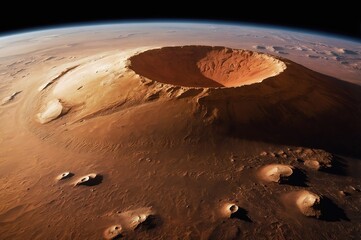 Olympus Mons on Mars – Highest Volcano in the Solar System in Ultra HD