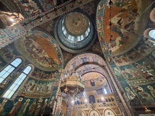 Interior of the Orthodox Cathedral in Constanta, Romania