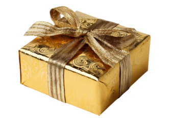 Shiny Gold wrapped Chocolate