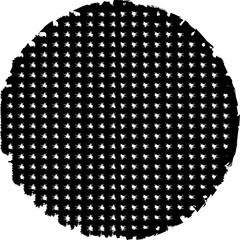 Grunge style set of circle shape. Design elements