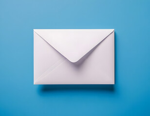 New email notification idea for business communication and digital marketing. Inbox receiving electronic message alert. Abstract minimalist design featuring cutout paper withopen envelope with message