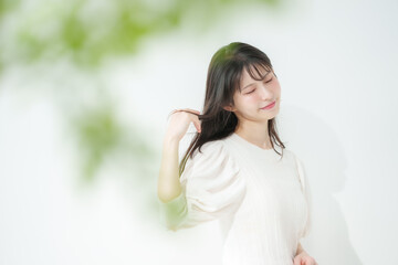 女性　ヘアケア