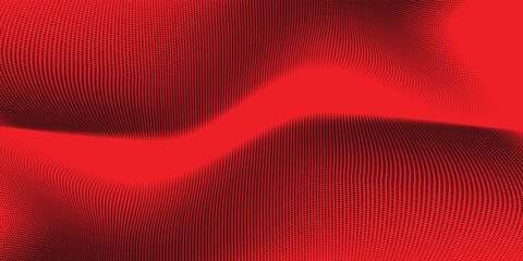 Background with monochrome dots mesh texture. Polka dot pattern template. vector illustration