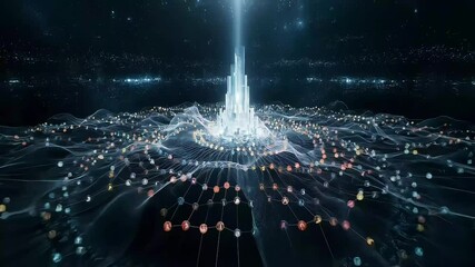 A globe with arrows, "SHARE" text, and "FOLLOW US" text on green background. - Powered by Adobe