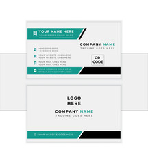 Double-sided creative business card template. Clean and professional business card. Luxury and elegant business card. stylish business card vector design. visiting card. print template.
              