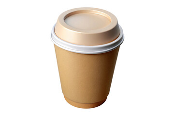 Eco-Friendly Disposable Coffee Cup with Lid for Takeaway Beverages
