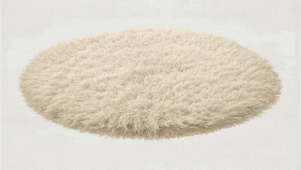 Textile Bloom carpet isolated watercolor vector illustration svg