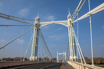 Albert Bridge Plaque in London, UK