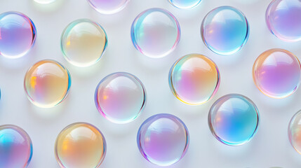 Holographic Pattern for Modern Design and Decor - Isolated on White Background