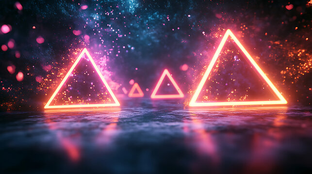 Colorful glowing code lights traveling through cyber tunnel high resolution picture