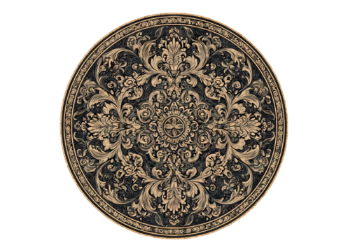Vintage Circular Mousepad
