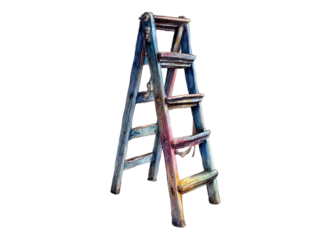 Watercolor Ladder