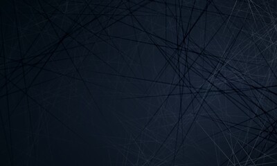 Dark Abstract Network Lines Background