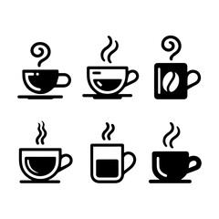 Obraz premium Coffee Cup - Illustration Icons