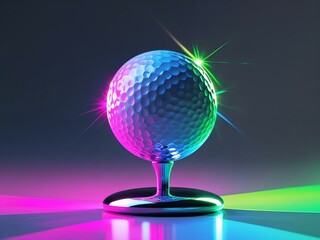 golf ball and tee