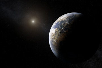L'exoplanète habitable Kepler-538b.