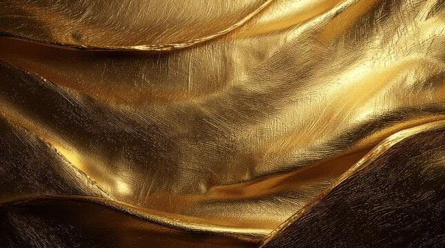 Luxury animated golden background with shimmering particles, glowing light effects, and elegant motion design for festive, abstract, or celebratory digital visuals