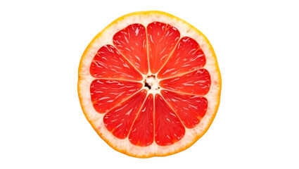 Vibrant Lemon Slice – Clean Minimalist Citrus Photo