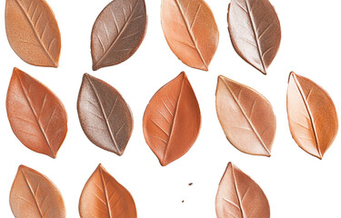 Seamless autumn leaves pattern with colorful foliage and branches background design