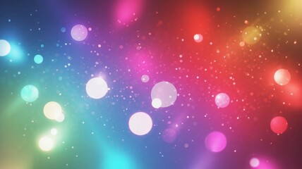 Bright, defocused blue and glittery bokeh lights create an abstract, shiny Christmas background with a glowing, blurred pattern