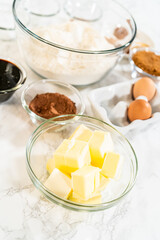 Chocolate Gingerbread Cookie Dough for Holiday Baking