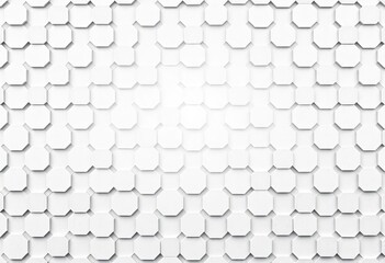 Abstract geometric hexagon pattern White and gray textured background Vector illustration, abstract, art
