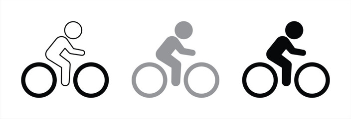 simple bicycle icon vector