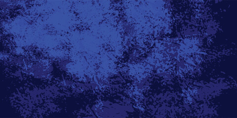 Abstract dark blue watercolor background. Navy Blue background with clouds, dark blue grunge texture with grainy, Black blue abstract watercolor.