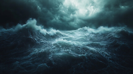 Obraz premium Snow filled mountain basin glowing twilight light high resolution picture