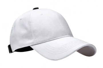 White blank baseball cap