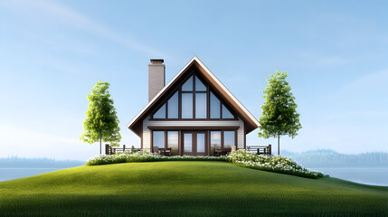 Metaverse home at day