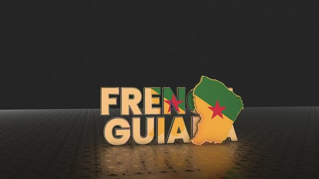 French Guiana Map