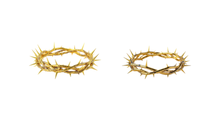 gold thorn headband png