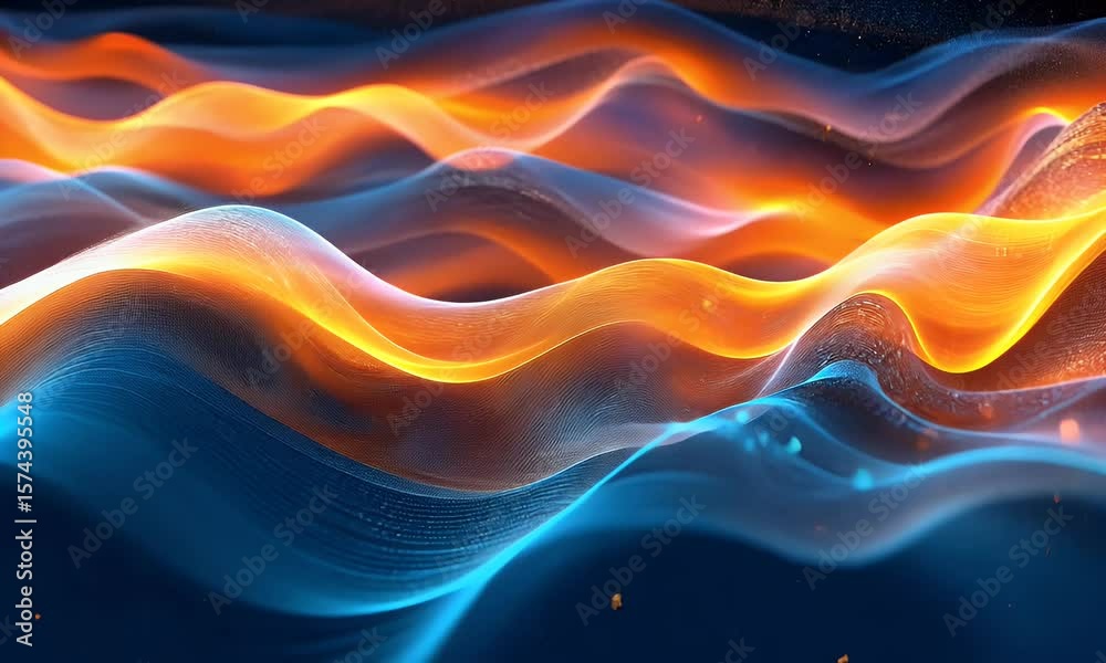Poster a visually stunning abstract background featuring vibrant neon colors and intricate patterns, creati