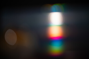 light leak overlay effect with blur colorful light leaks and bokeh,retro grain noisy film...