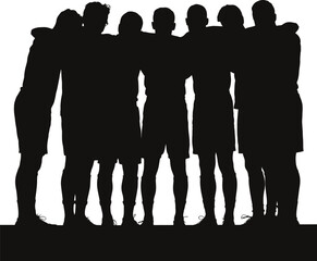 Team unity huddle sports athletes