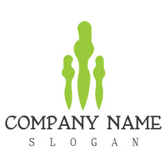 Seaweed logo and vector template