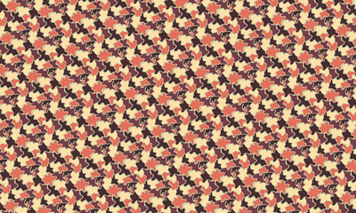 Seamless Blobs Pattern with Irregular Abstract Organic Shapes