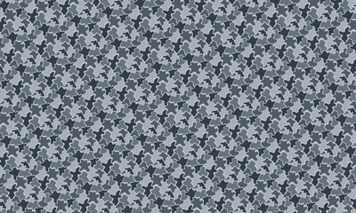 Seamless Blobs Pattern with Irregular Abstract Organic Shapes