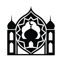 Minimalist Islamic Wall Stencil Design