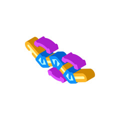 foldable for storage isometric icon vector illustration