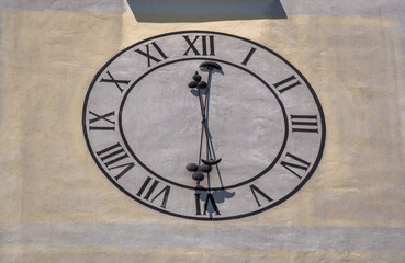 Elegant Roman Numeral Wall Clock