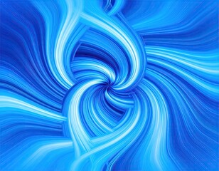 Obraz premium Abstract swirling blue and white lines