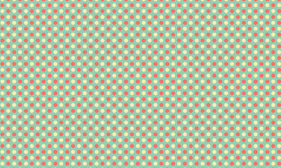 Minimal Seamless Circles Pattern with Uniform Geometric Layout