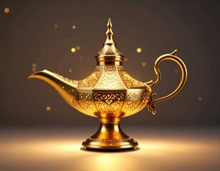 Golden magic lamp (1)