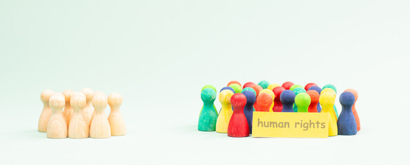 Inclusion, human equality rights, tolerance, teamwork for charity and unity, togetherness for...