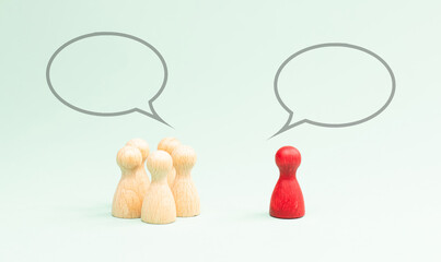 Leader of group, working as a team, new ideas, goals, plans and strategy for success, teamwork and...